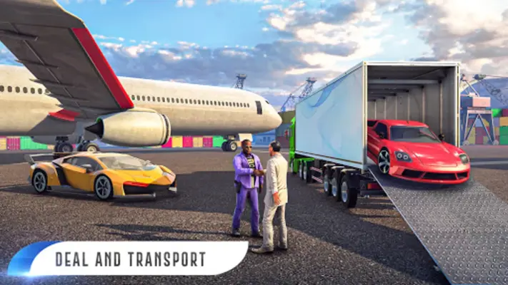 Airplane Car Transporter Game android App screenshot 1